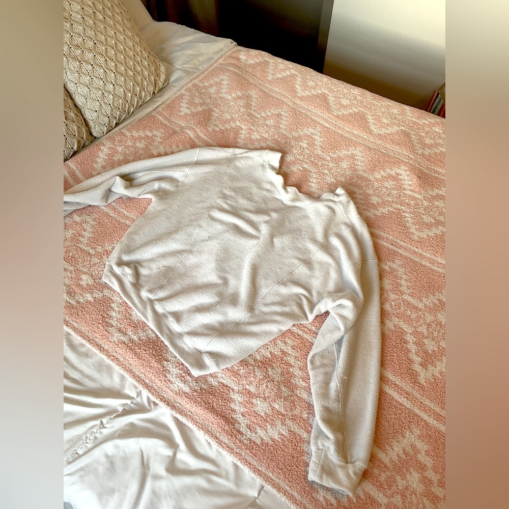 Women's white sweater